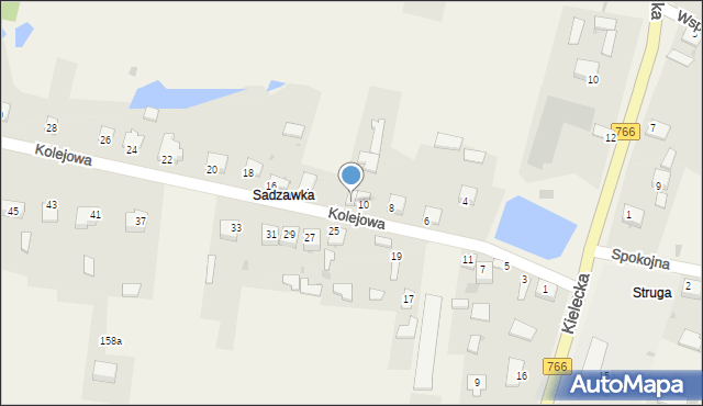 Włoszczowice, Kolejowa, 12, mapa Włoszczowice