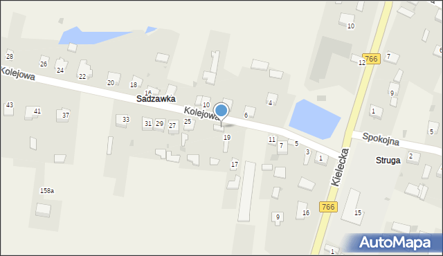 Włoszczowice, Kolejowa, 21, mapa Włoszczowice