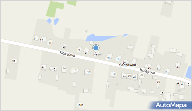 Włoszczowice, Kolejowa, 22, mapa Włoszczowice