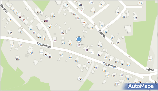 Wodzisław Śląski, Kopernika Mikołaja, 47, mapa Wodzisławia Śląskiego