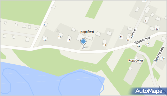 Wola Kopcowa, Kopcówki, 17, mapa Wola Kopcowa