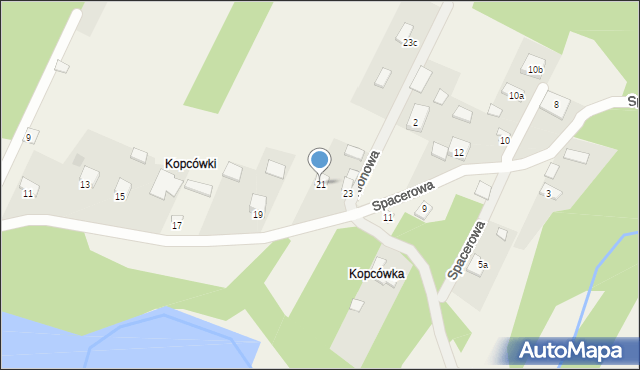 Wola Kopcowa, Kopcówki, 21, mapa Wola Kopcowa