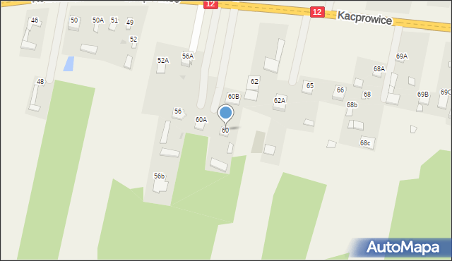 Wolanów, Kowalanka, 60, mapa Wolanów