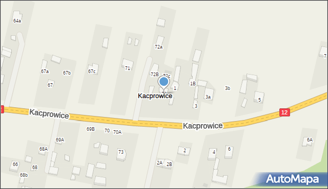 Wolanów, Kowalanka, 72, mapa Wolanów