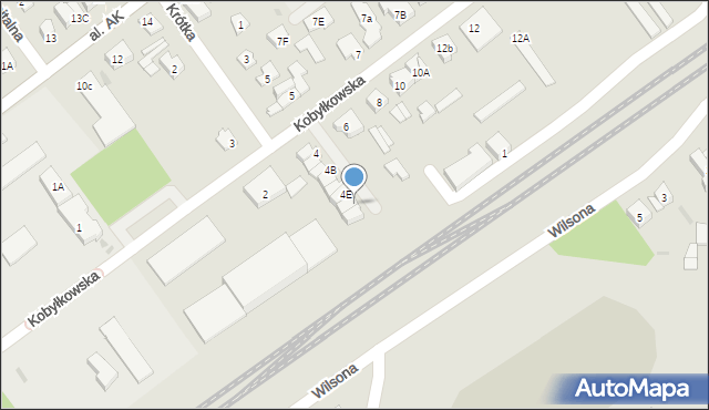 Wołomin, Kobyłkowska, 4F, mapa Wołomin