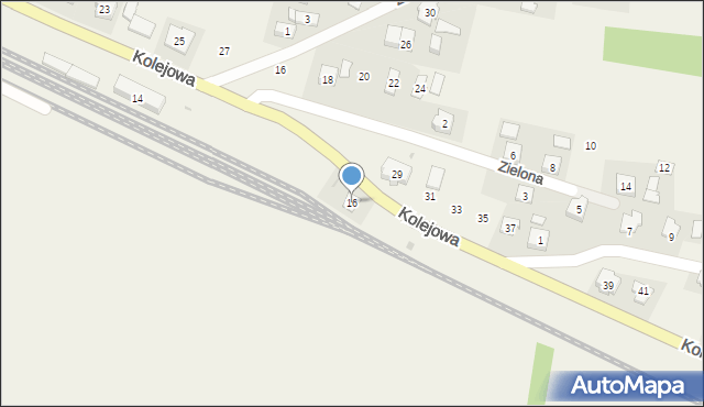 Wróblik Szlachecki, Kolejowa, 16, mapa Wróblik Szlachecki