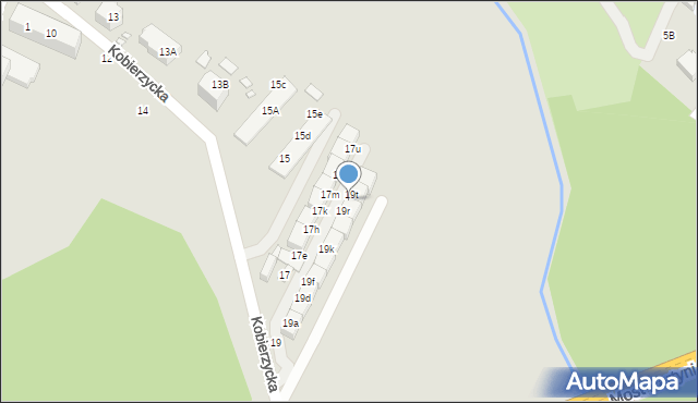 Wrocław, Kobierzycka, 19s, mapa Wrocławia