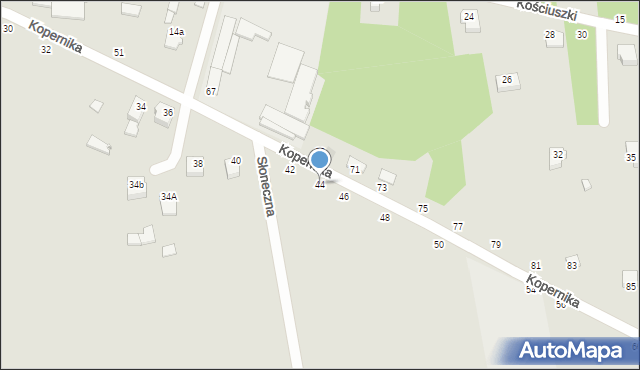 Wyśmierzyce, Kopernika Mikołaja, 44, mapa Wyśmierzyce