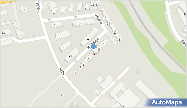 Wyszków, Kołłątaja Hugo, 14, mapa Wyszków