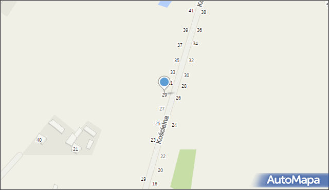 Zabijak, Kościelna, 29, mapa Zabijak