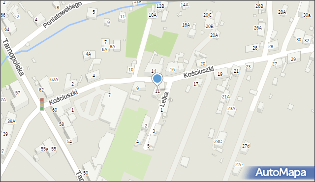 Zabrze, Kościuszki Tadeusza, gen., 11, mapa Zabrza
