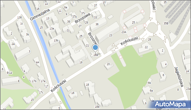 Zakopane, Kościuszki Tadeusza, gen., 19a, mapa Zakopanego