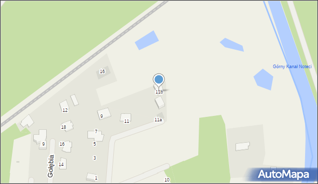 Zamość, Kormoranów, 11b, mapa Zamościa