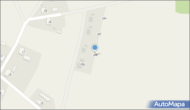 Żarnowo, Kościelna, 18E, mapa Żarnowo