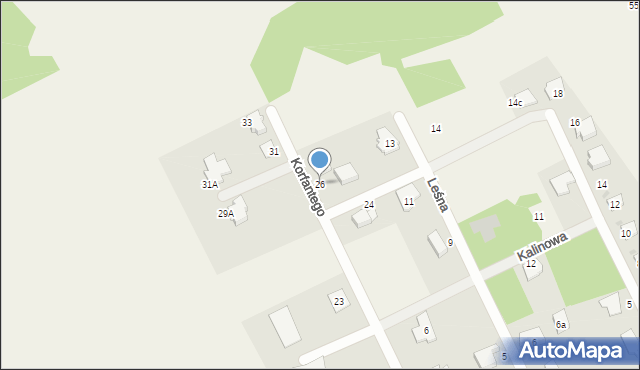 Zbrosławice, Korfantego Wojciecha, 26, mapa Zbrosławice