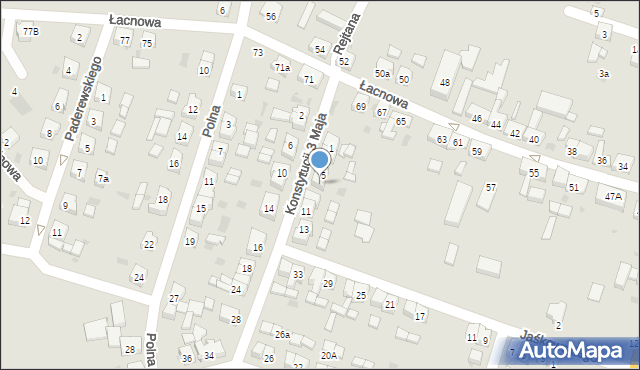 Zduny, Konstytucji 3 Maja, 7, mapa Zduny