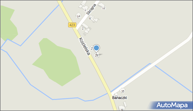 Zdzieszowice, Kozielska, 29, mapa Zdzieszowice