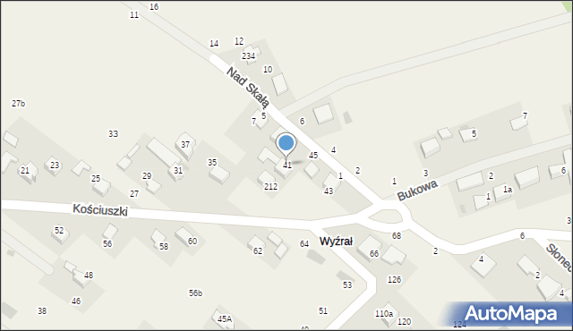 Zelków, Kościuszki Tadeusza, gen., 41, mapa Zelków
