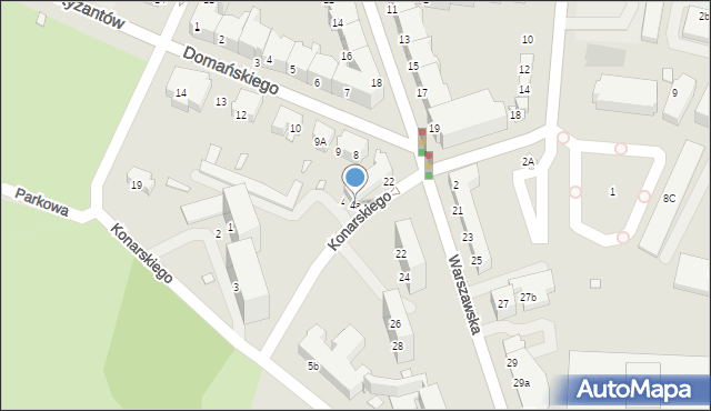 Zgorzelec, Konarskiego Stanisława, 4a, mapa Zgorzelec