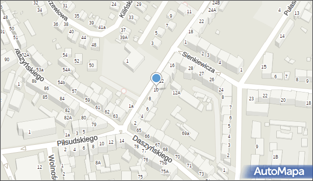 Zgorzelec, Kościuszki Tadeusza, gen., 10, mapa Zgorzelec