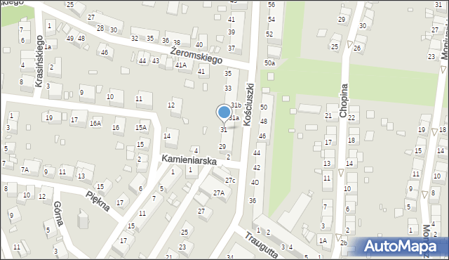 Zgorzelec, Kościuszki Tadeusza, gen., 31, mapa Zgorzelec