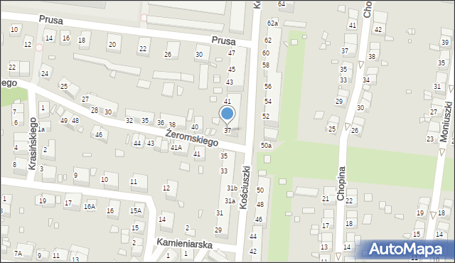 Zgorzelec, Kościuszki Tadeusza, gen., 37, mapa Zgorzelec