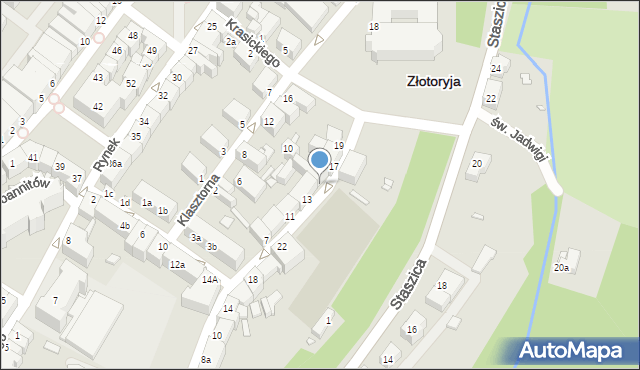 Złotoryja, Konopnickiej Marii, 15, mapa Złotoryja