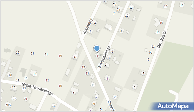 Żurawica, Koszutskiego Stanisława, płk., 1, mapa Żurawica