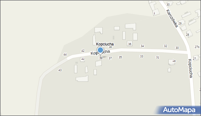 Zwoleń, Kopciucha, 39, mapa Zwoleń