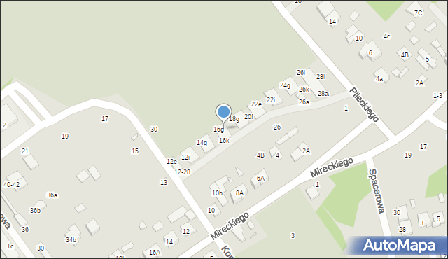 Żyrardów, Konopnickiej Marii, 18d, mapa Żyrardów