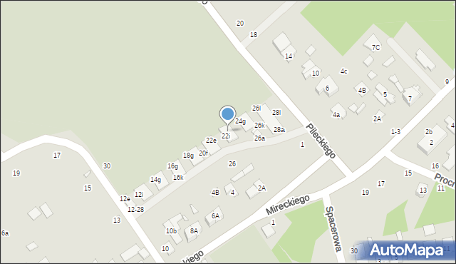 Żyrardów, Konopnickiej Marii, 24d, mapa Żyrardów