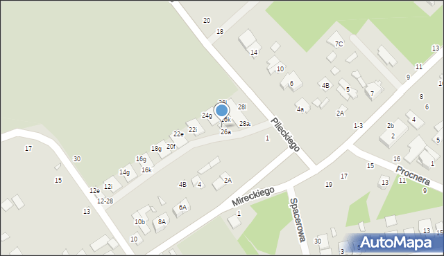 Żyrardów, Konopnickiej Marii, 26c, mapa Żyrardów