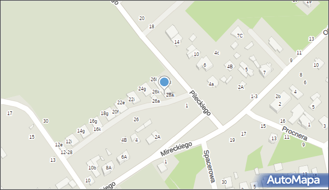 Żyrardów, Konopnickiej Marii, 26u, mapa Żyrardów