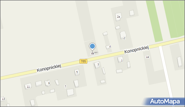 Żytno, Konopnickiej Marii, 4a, mapa Żytno