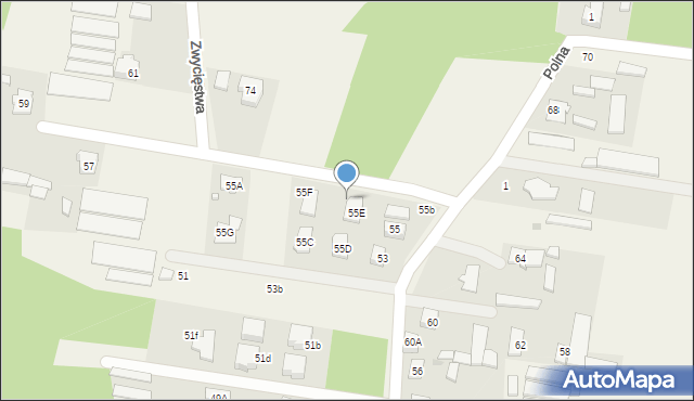 Aleksandrów, Królewska, 55C, mapa Aleksandrów