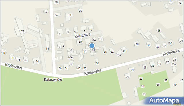 Aleksandrówka, Królewska, 52, mapa Aleksandrówka