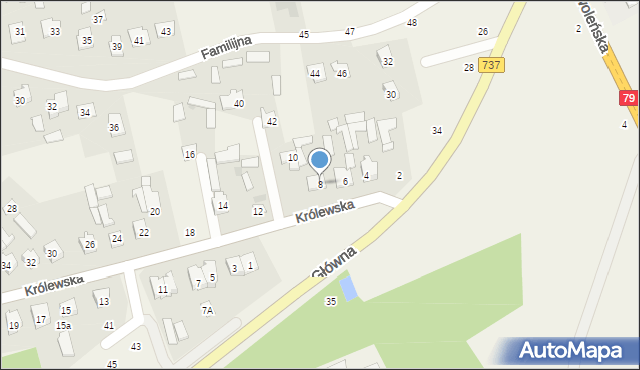 Aleksandrówka, Królewska, 8, mapa Aleksandrówka