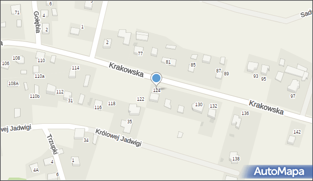 Babice, Krakowska, 124, mapa Babice