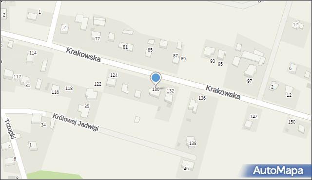 Babice, Krakowska, 130, mapa Babice