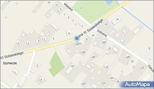 Basznia Dolna, Króla Jana III Sobieskiego, 6, mapa Basznia Dolna