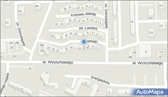 Bełchatów, Króla Bolesława Chrobrego, 8, mapa Bełchatów