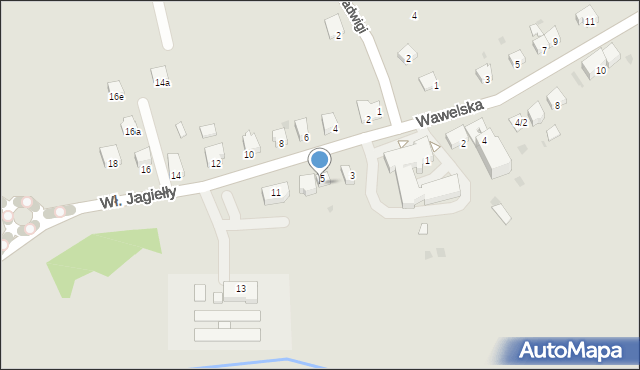 Bieruń, Króla Władysława Jagiełły, 7, mapa Bieruń