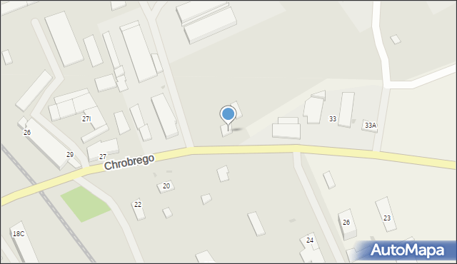 Biskupiec, Króla Bolesława Chrobrego, 33, mapa Biskupiec