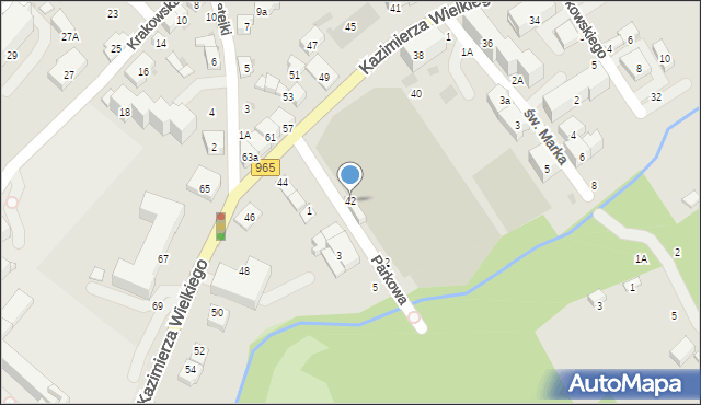 Bochnia, Króla Kazimierza Wielkiego, 42, mapa Bochni