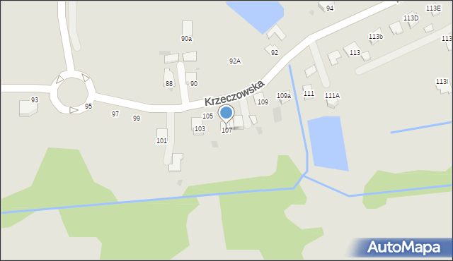 Bochnia, Krzeczowska, 107, mapa Bochni