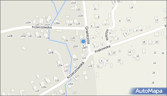 Bochnia, Krzeczowska, 126, mapa Bochni