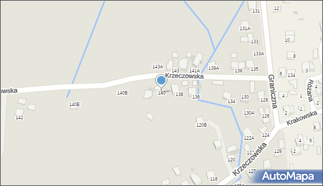 Bochnia, Krzeczowska, 140, mapa Bochni