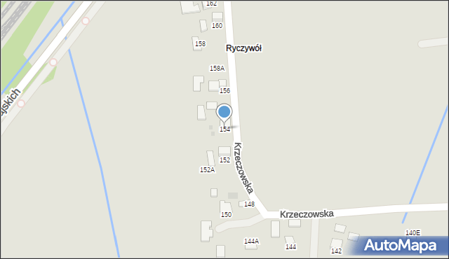 Bochnia, Krzeczowska, 154, mapa Bochni