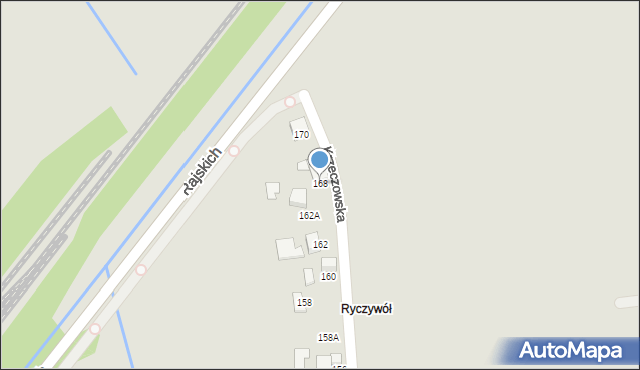 Bochnia, Krzeczowska, 168, mapa Bochni