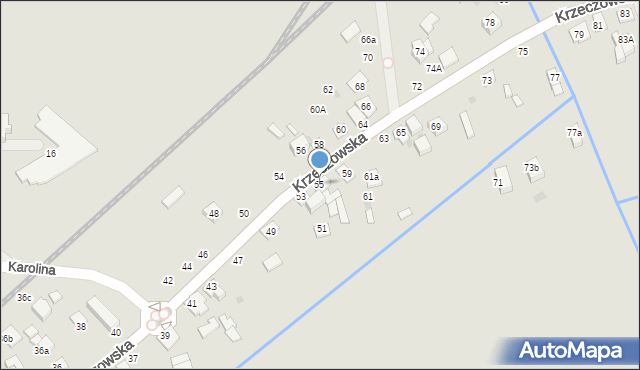 Bochnia, Krzeczowska, 55, mapa Bochni